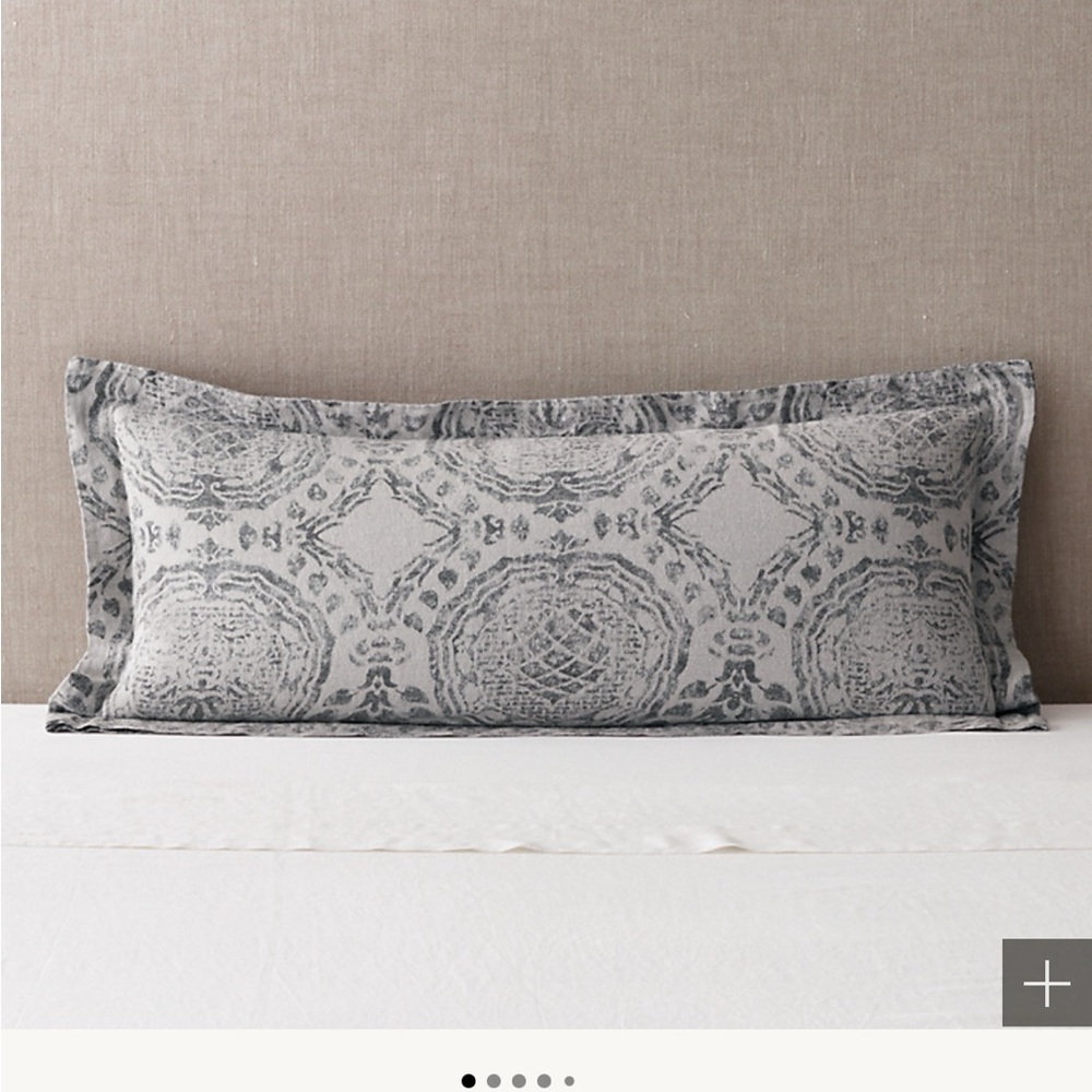 Restoration Hardware Castillo Medal King ShamNatural/Mushroom - Picture 8 of 8